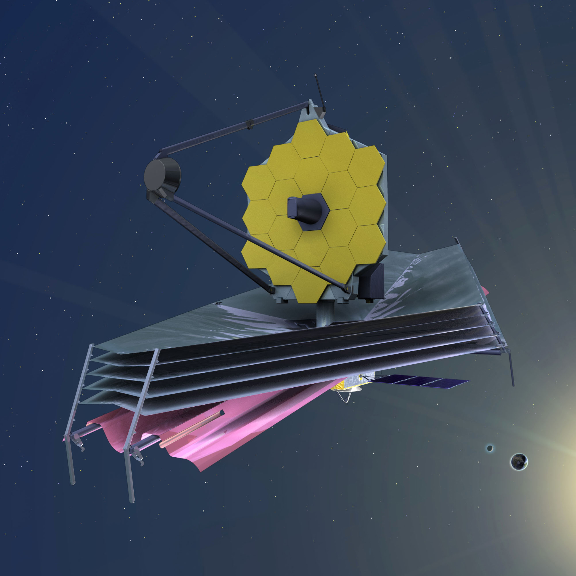 JWST Full Deployment Illustration